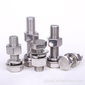Allen Head Bolt Hex Bolt DIN 933 Stainless Hexagon Head Bolt Manufactory